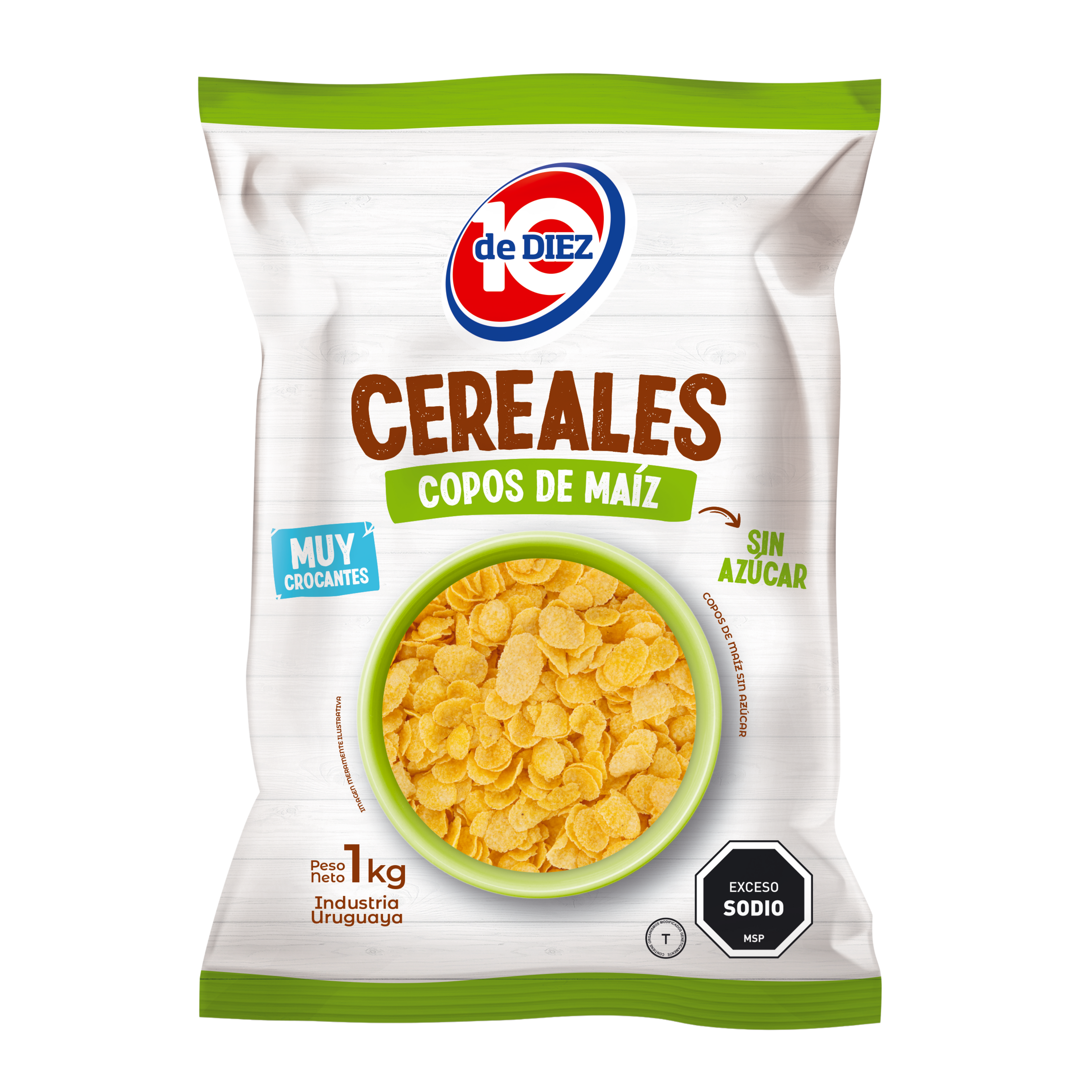 Copos de Maíz Sin Azúcar 1kg