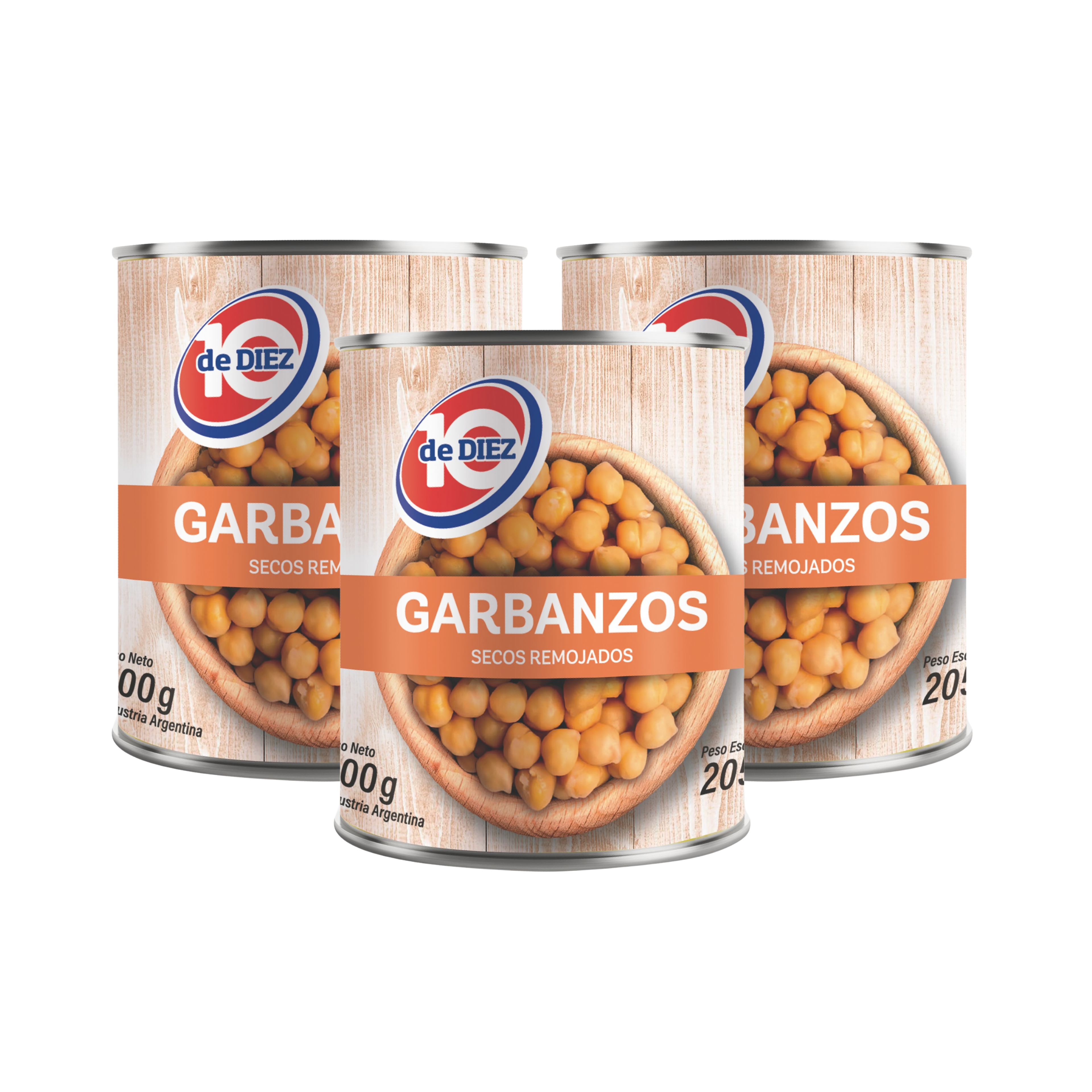3 x GARBANZOS 205G