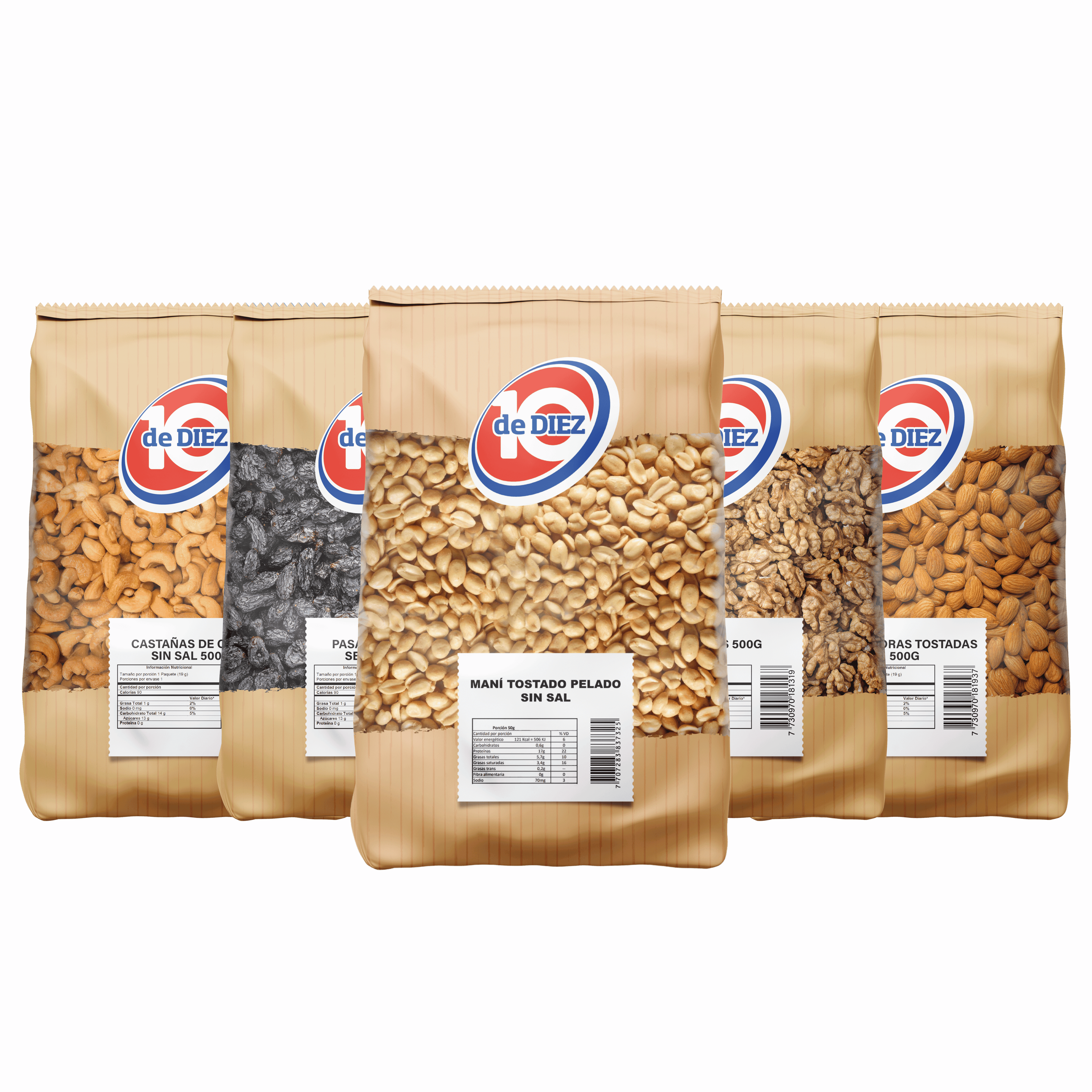 PACK FRUTOS SECOS 3KG